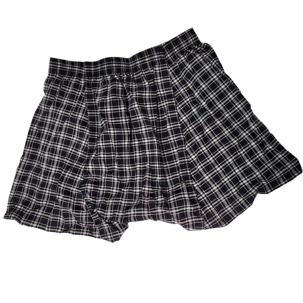 George Men's Woven Paid Boxer Shorts Tag Free Size Medium (32-34) 3-in Pack New - Picture 3 of 12